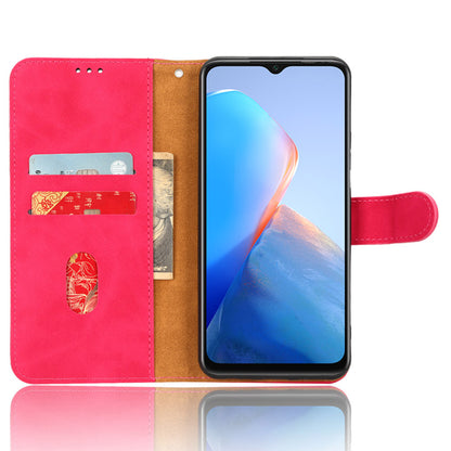 For Infinix Smart 7 HD 4G PU Leather Wallet Phone Cover Skin-touch Drop-proof Case with Stand