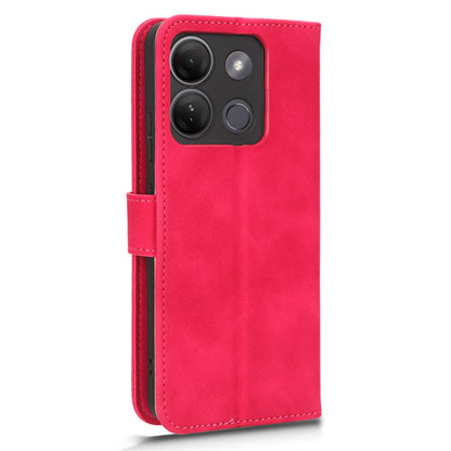For Infinix Smart 7 HD 4G PU Leather Wallet Phone Cover Skin-touch Drop-proof Case with Stand