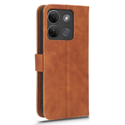For Infinix Smart 7 HD 4G PU Leather Wallet Phone Cover Skin-touch Drop-proof Case with Stand