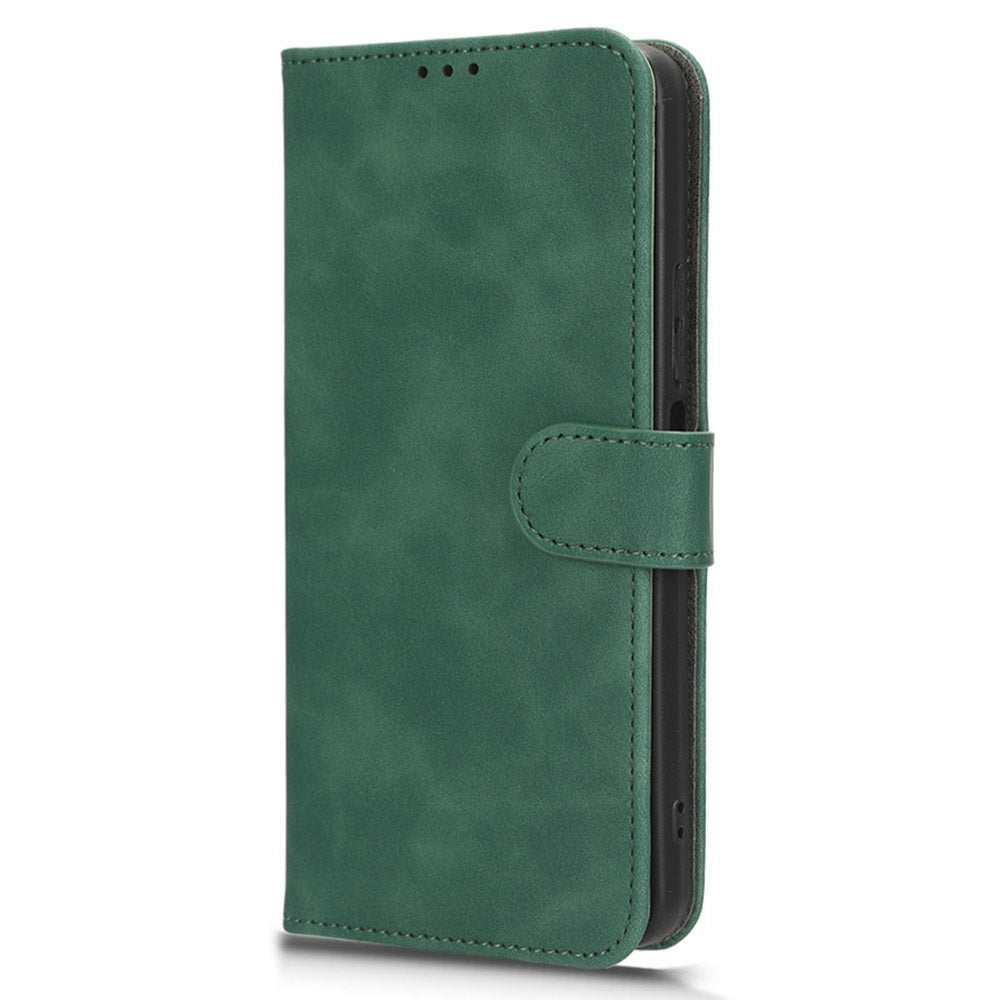For Infinix Smart 7 HD 4G PU Leather Wallet Phone Cover Skin-touch Drop-proof Case with Stand