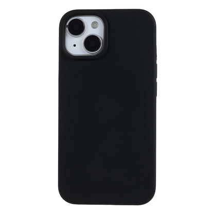 For iPhone 14 Scratch Proof Liquid Silicone Phone Case Back Protective Cover with Soft Lining