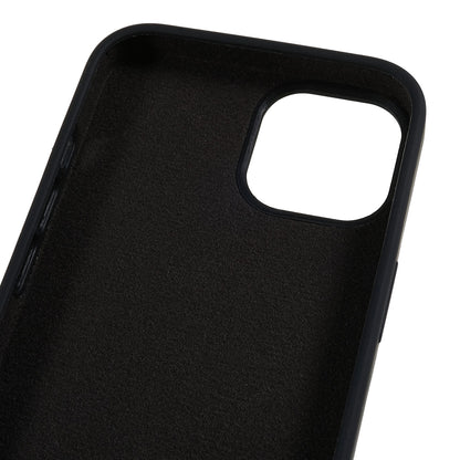 For iPhone 14 Scratch Proof Liquid Silicone Phone Case Back Protective Cover with Soft Lining