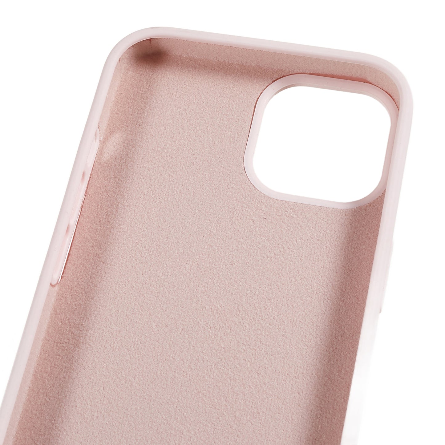 For iPhone 14 Scratch Proof Liquid Silicone Phone Case Back Protective Cover with Soft Lining
