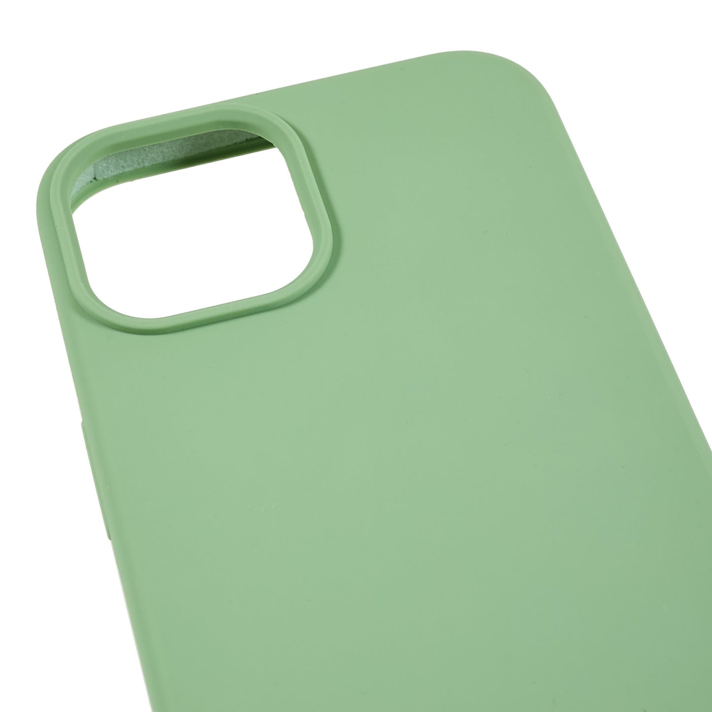 For iPhone 14 Scratch Proof Liquid Silicone Phone Case Back Protective Cover with Soft Lining