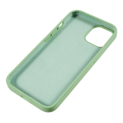 For iPhone 14 Scratch Proof Liquid Silicone Phone Case Back Protective Cover with Soft Lining