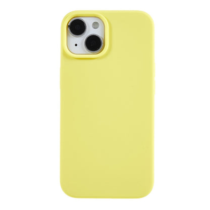 For iPhone 14 Scratch Proof Liquid Silicone Phone Case Back Protective Cover with Soft Lining