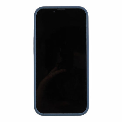 For iPhone 14 Scratch Proof Liquid Silicone Phone Case Back Protective Cover with Soft Lining