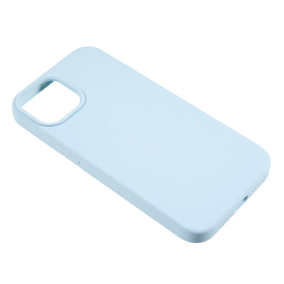 For iPhone 14 Scratch Proof Liquid Silicone Phone Case Back Protective Cover with Soft Lining