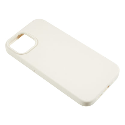 For iPhone 14 Scratch Proof Liquid Silicone Phone Case Back Protective Cover with Soft Lining