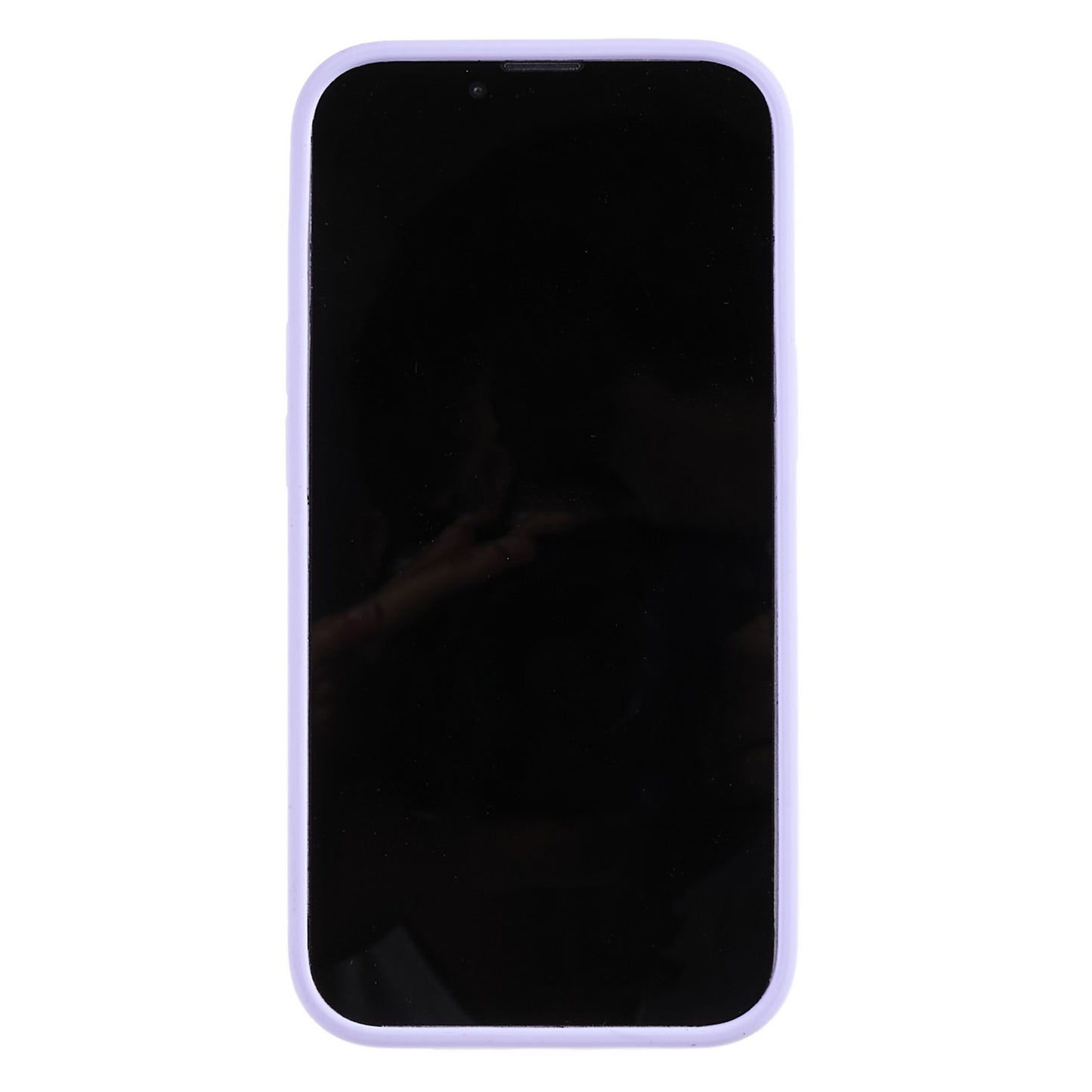 For iPhone 14 Scratch Proof Liquid Silicone Phone Case Back Protective Cover with Soft Lining