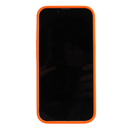 For iPhone 14 Scratch Proof Liquid Silicone Phone Case Back Protective Cover with Soft Lining