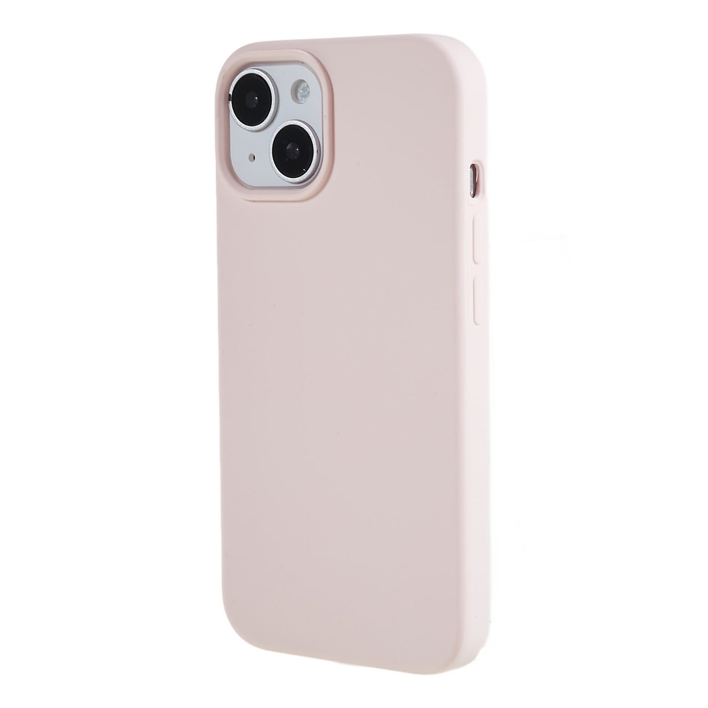 For iPhone 13 6.1 inch Shockproof Liquid Silicone Phone Case Back Protective Cover with Soft Lining