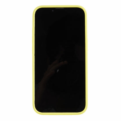 For iPhone 13 6.1 inch Shockproof Liquid Silicone Phone Case Back Protective Cover with Soft Lining