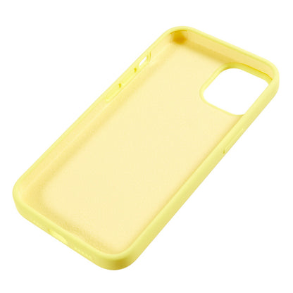 For iPhone 13 6.1 inch Shockproof Liquid Silicone Phone Case Back Protective Cover with Soft Lining