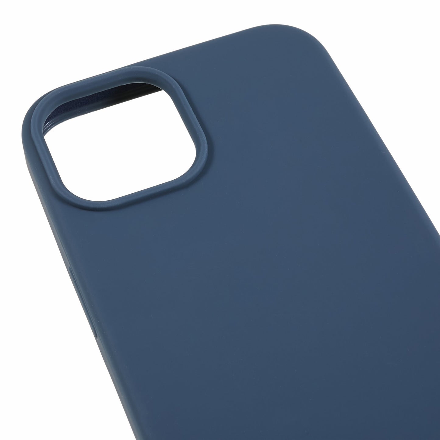 For iPhone 13 6.1 inch Shockproof Liquid Silicone Phone Case Back Protective Cover with Soft Lining