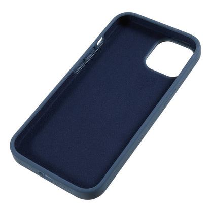 For iPhone 13 6.1 inch Shockproof Liquid Silicone Phone Case Back Protective Cover with Soft Lining