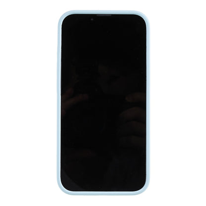 For iPhone 13 6.1 inch Shockproof Liquid Silicone Phone Case Back Protective Cover with Soft Lining