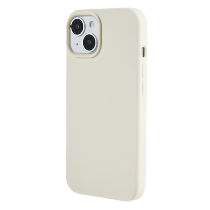 For iPhone 13 6.1 inch Shockproof Liquid Silicone Phone Case Back Protective Cover with Soft Lining