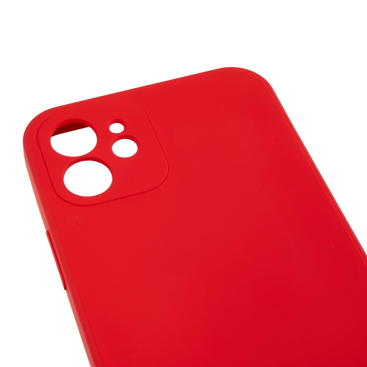 For iPhone 12 6.1 inch Rubberized TPU Phone Case Fiber Lining Fall Proof Protective Cover