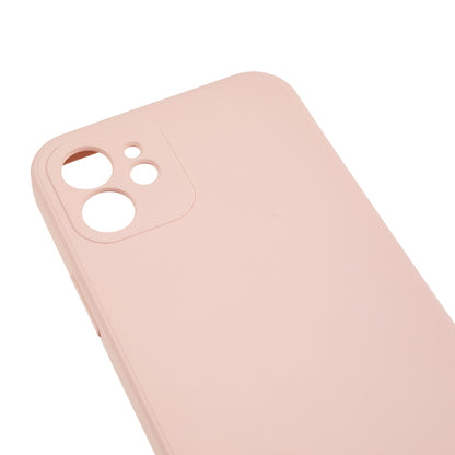 For iPhone 12 6.1 inch Rubberized TPU Phone Case Fiber Lining Fall Proof Protective Cover