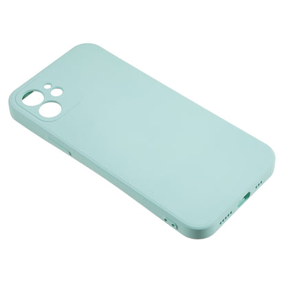 For iPhone 12 6.1 inch Rubberized TPU Phone Case Fiber Lining Fall Proof Protective Cover