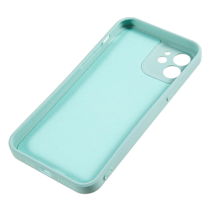 For iPhone 12 6.1 inch Rubberized TPU Phone Case Fiber Lining Fall Proof Protective Cover