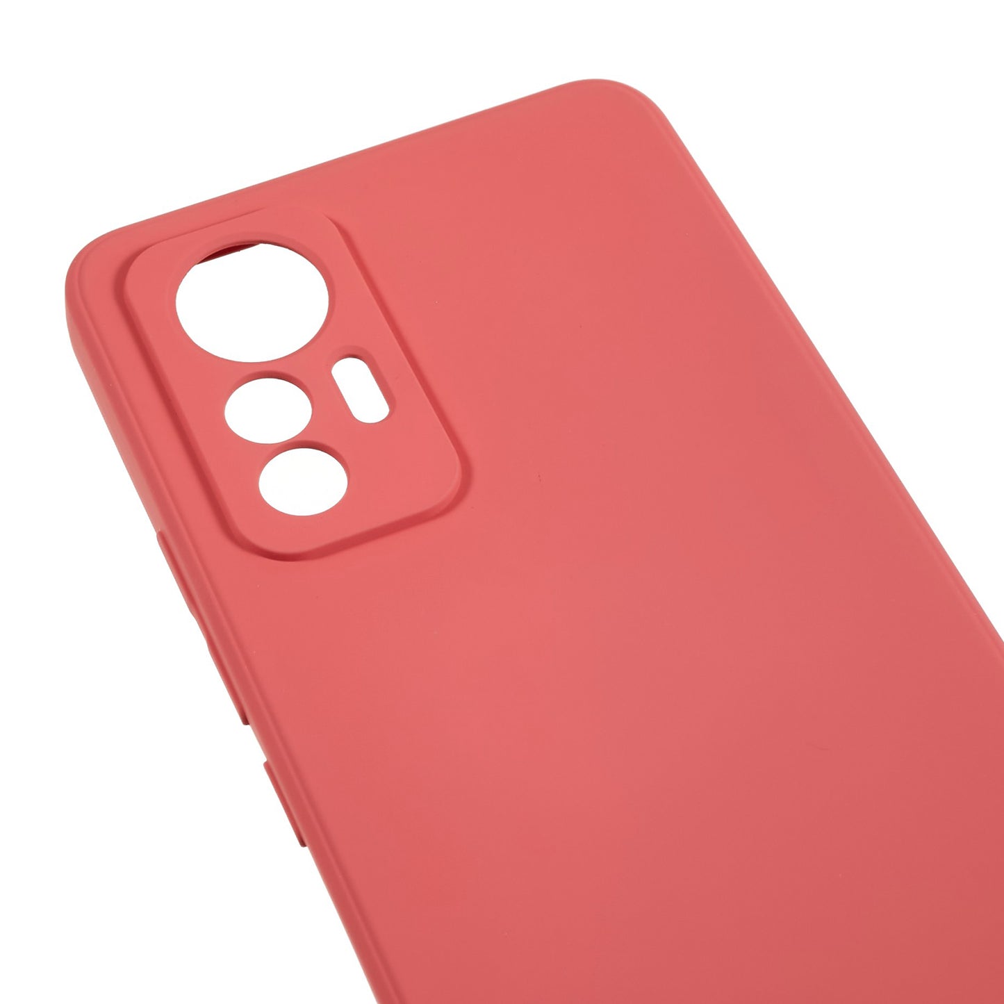 For Xiaomi 12 Lite 5G Rubberized TPU Phone Shockproof Case Fiber Lining Protective Cover