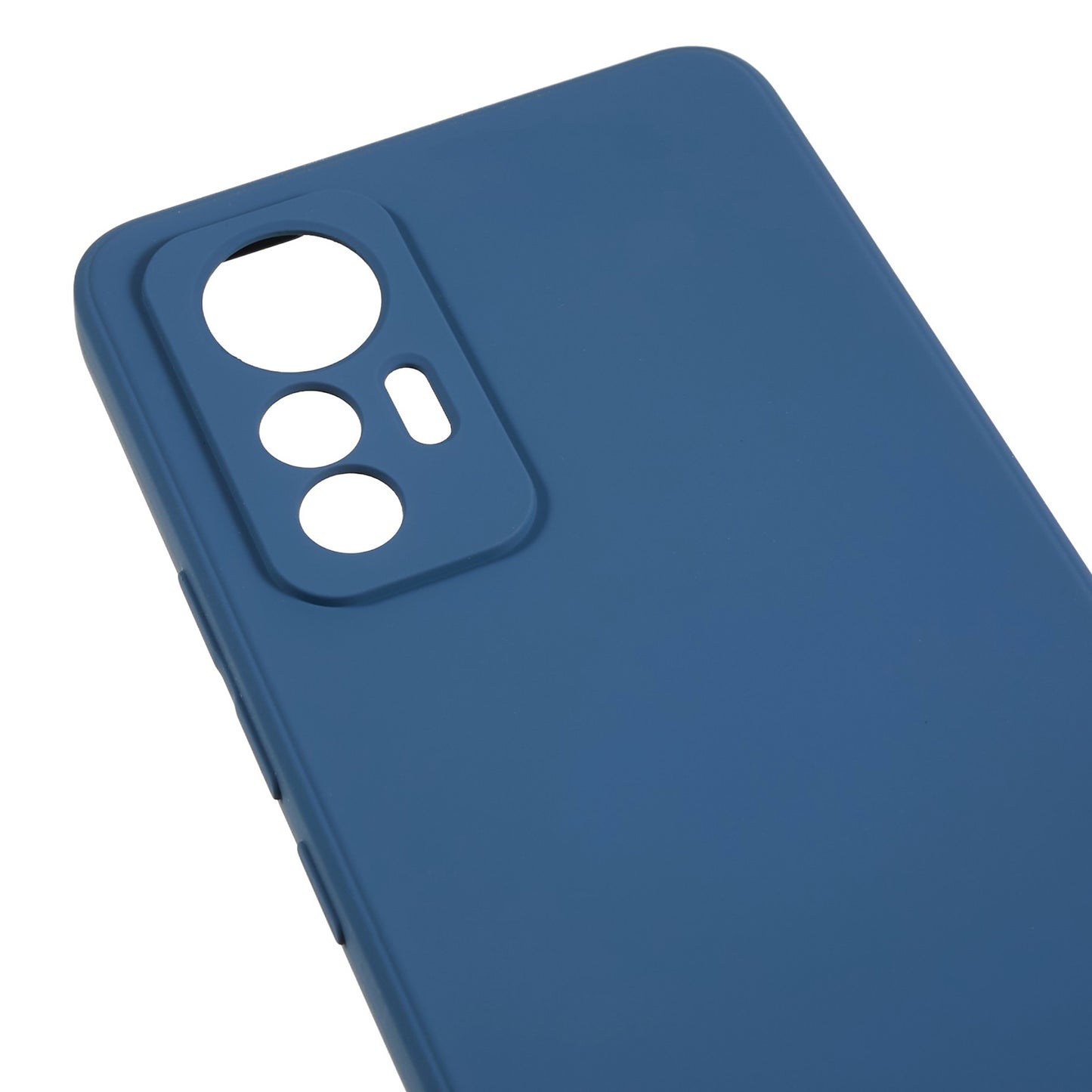 For Xiaomi 12 Lite 5G Rubberized TPU Phone Shockproof Case Fiber Lining Protective Cover