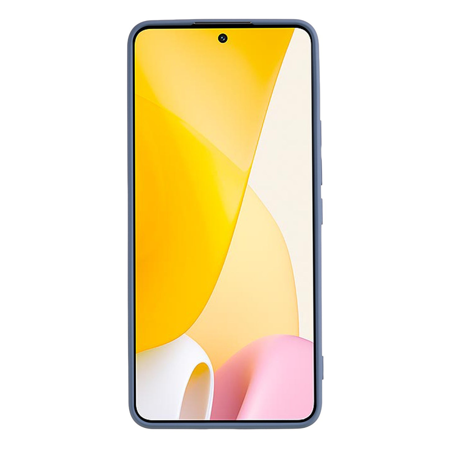 For Xiaomi 12 Lite 5G Rubberized TPU Phone Shockproof Case Fiber Lining Protective Cover