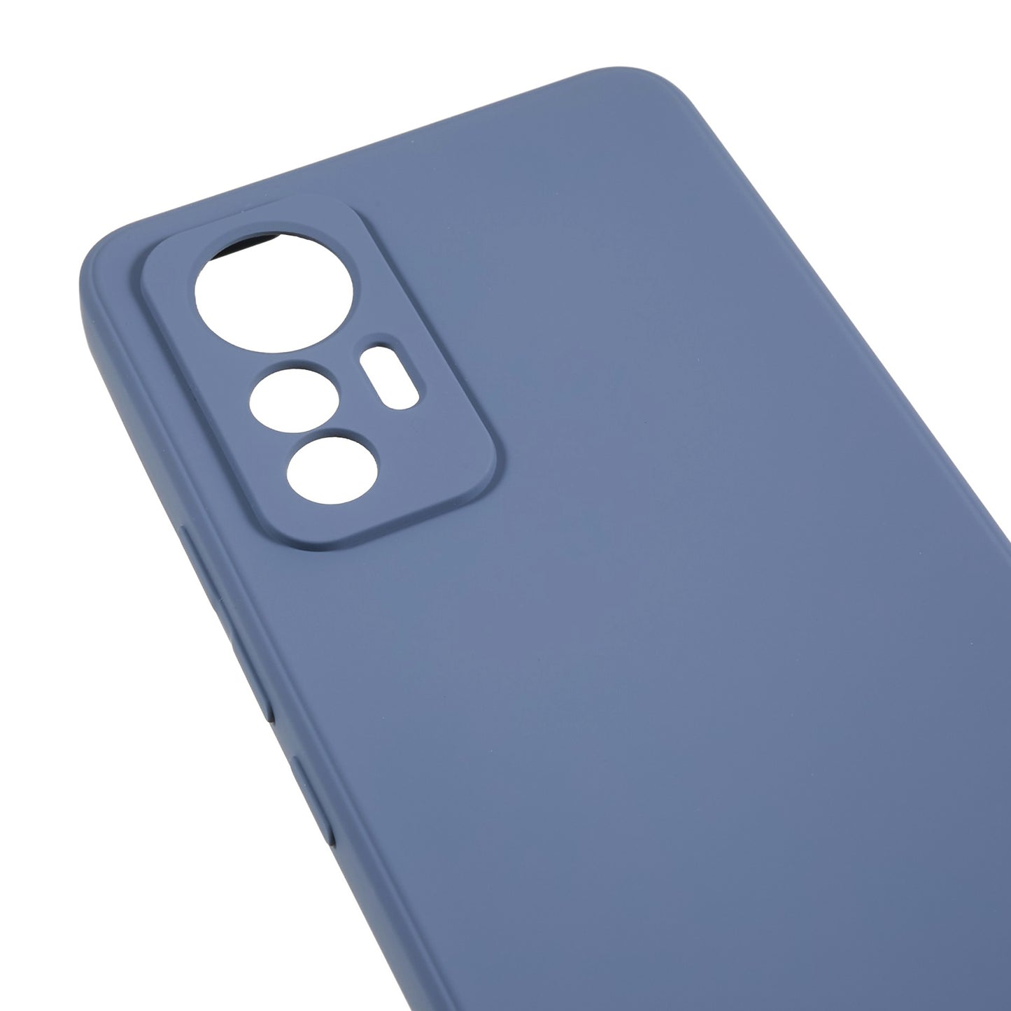 For Xiaomi 12 Lite 5G Rubberized TPU Phone Shockproof Case Fiber Lining Protective Cover