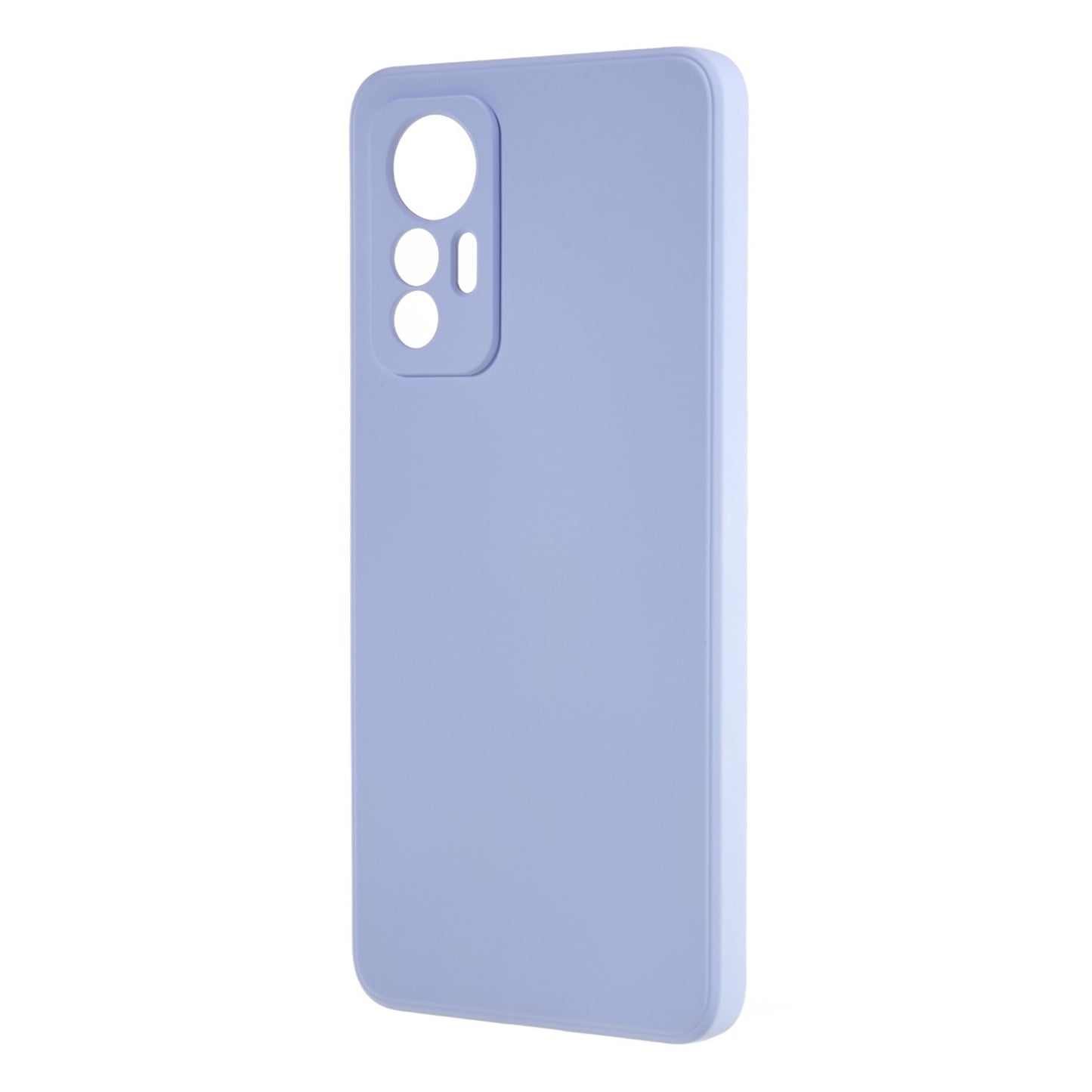 For Xiaomi 12 Lite 5G Rubberized TPU Phone Shockproof Case Fiber Lining Protective Cover