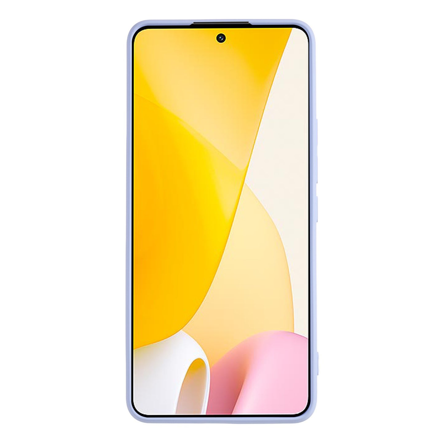 For Xiaomi 12 Lite 5G Rubberized TPU Phone Shockproof Case Fiber Lining Protective Cover