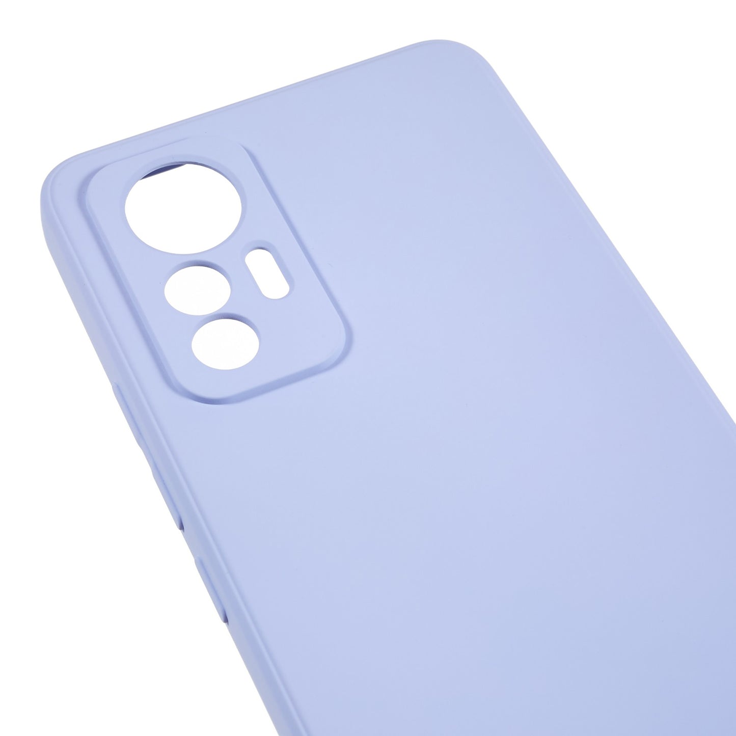 For Xiaomi 12 Lite 5G Rubberized TPU Phone Shockproof Case Fiber Lining Protective Cover