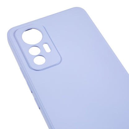 For Xiaomi 12 Lite 5G Rubberized TPU Phone Shockproof Case Fiber Lining Protective Cover