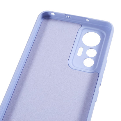 For Xiaomi 12 Lite 5G Rubberized TPU Phone Shockproof Case Fiber Lining Protective Cover