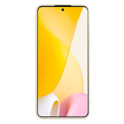 For Xiaomi 12 Lite 5G Rubberized TPU Phone Shockproof Case Fiber Lining Protective Cover