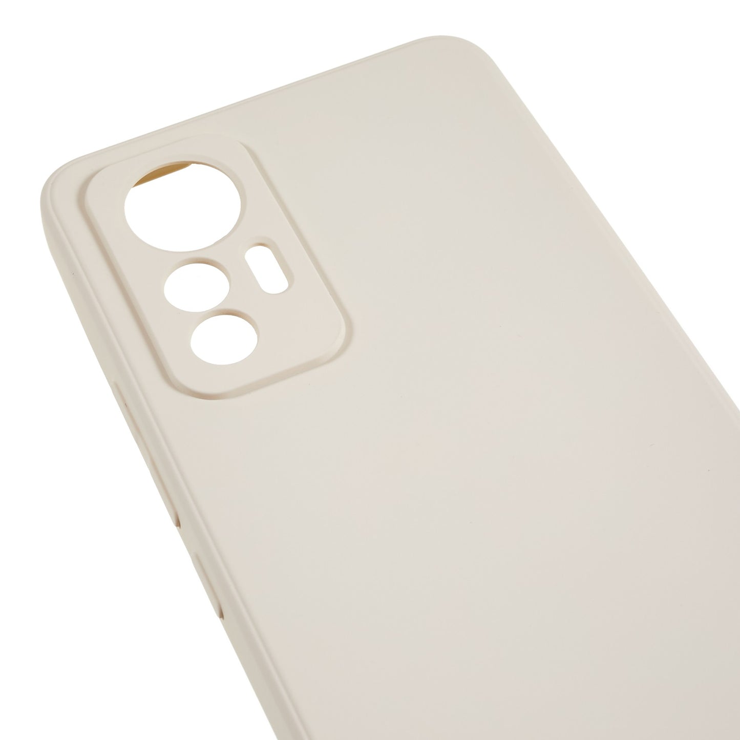 For Xiaomi 12 Lite 5G Rubberized TPU Phone Shockproof Case Fiber Lining Protective Cover