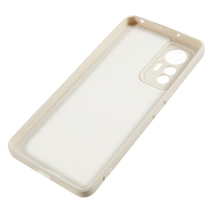 For Xiaomi 12 Lite 5G Rubberized TPU Phone Shockproof Case Fiber Lining Protective Cover