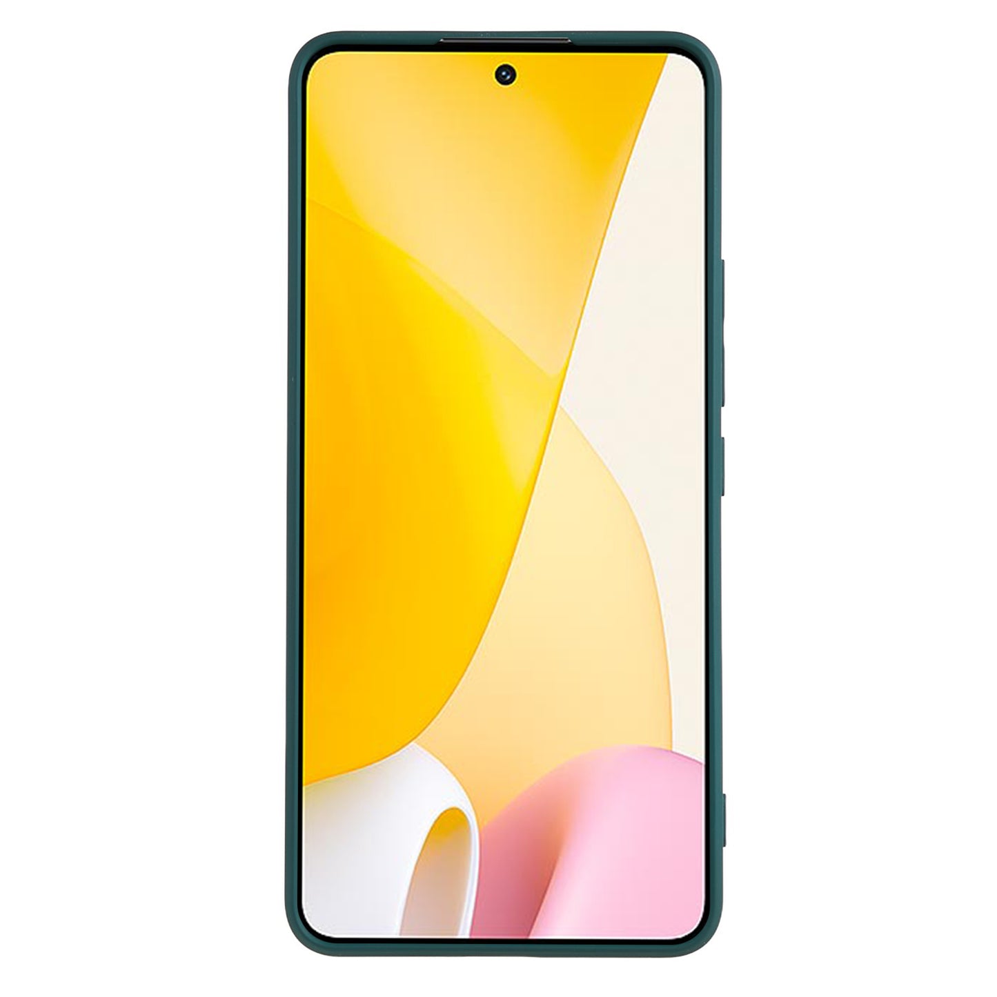 For Xiaomi 12 Lite 5G Rubberized TPU Phone Shockproof Case Fiber Lining Protective Cover