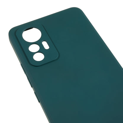 For Xiaomi 12 Lite 5G Rubberized TPU Phone Shockproof Case Fiber Lining Protective Cover