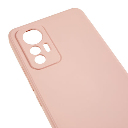 For Xiaomi 12 Lite 5G Rubberized TPU Phone Shockproof Case Fiber Lining Protective Cover