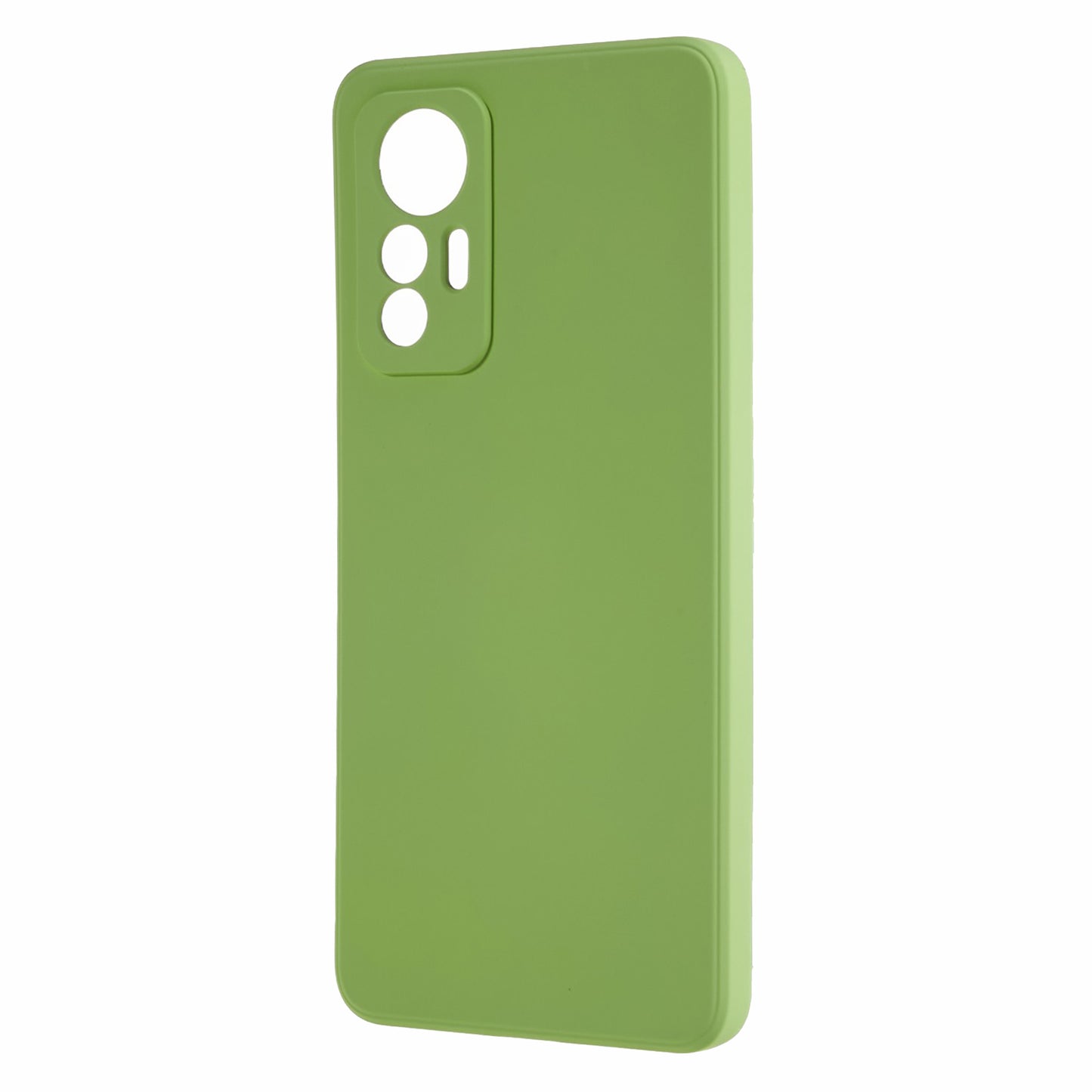 For Xiaomi 12 Lite 5G Rubberized TPU Phone Shockproof Case Fiber Lining Protective Cover