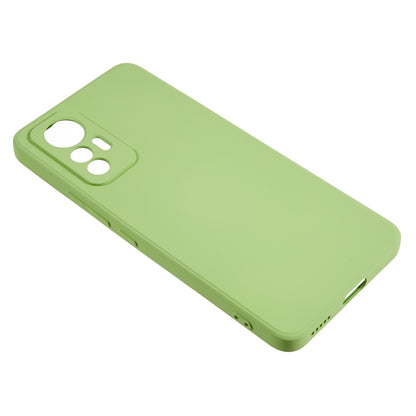 For Xiaomi 12 Lite 5G Rubberized TPU Phone Shockproof Case Fiber Lining Protective Cover