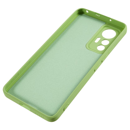 For Xiaomi 12 Lite 5G Rubberized TPU Phone Shockproof Case Fiber Lining Protective Cover