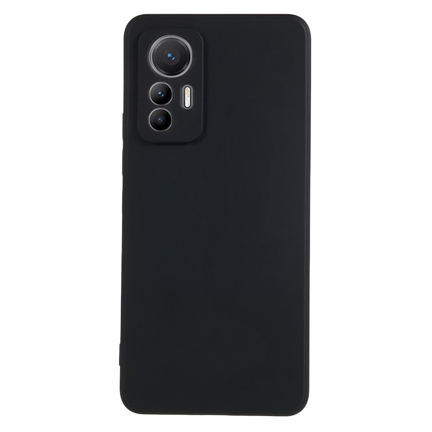 For Xiaomi 12 Lite 5G Rubberized TPU Phone Shockproof Case Fiber Lining Protective Cover