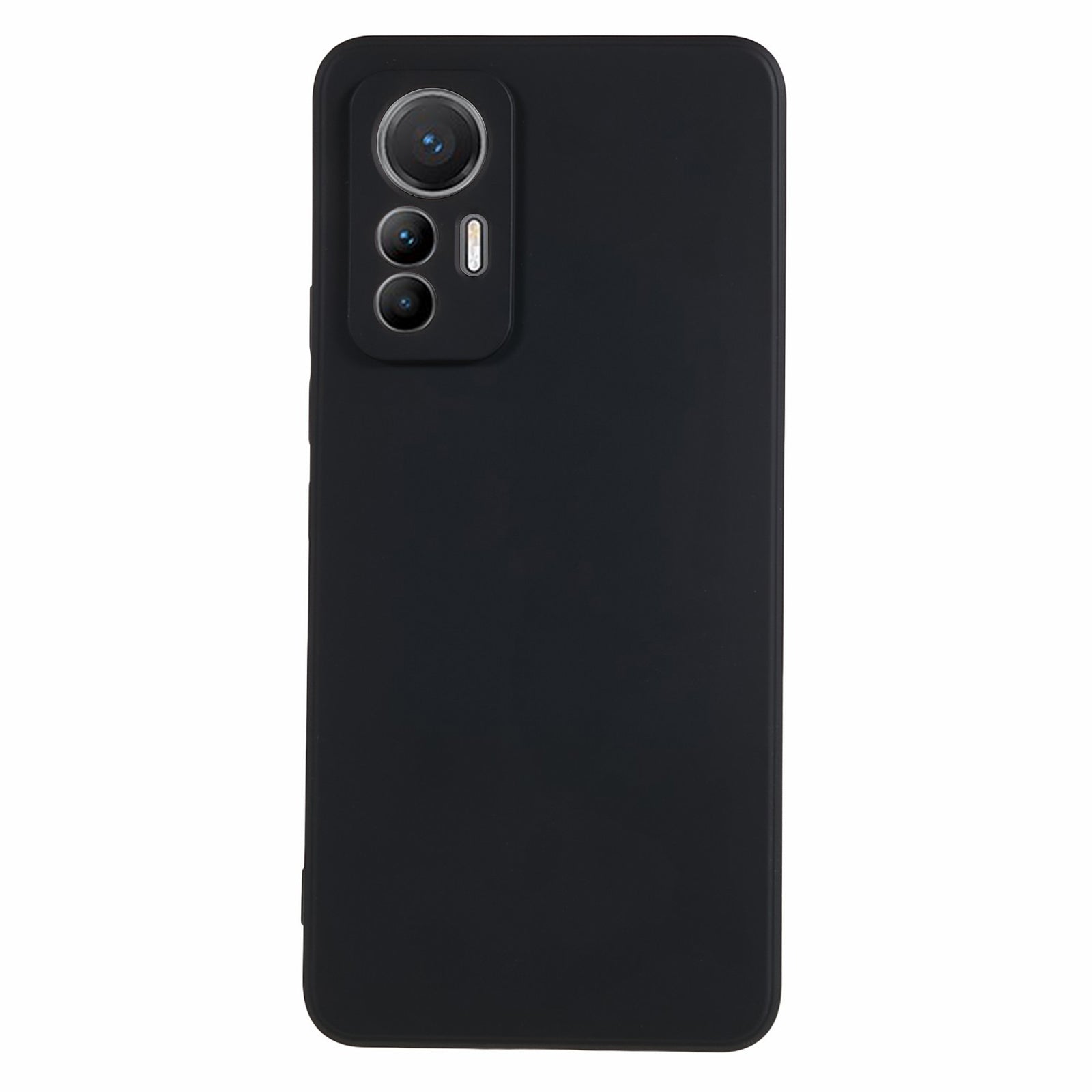 For Xiaomi 12 Lite 5G Rubberized TPU Phone Shockproof Case Fiber Lining Protective Cover