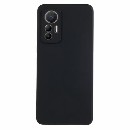 For Xiaomi 12 Lite 5G Rubberized TPU Phone Shockproof Case Fiber Lining Protective Cover