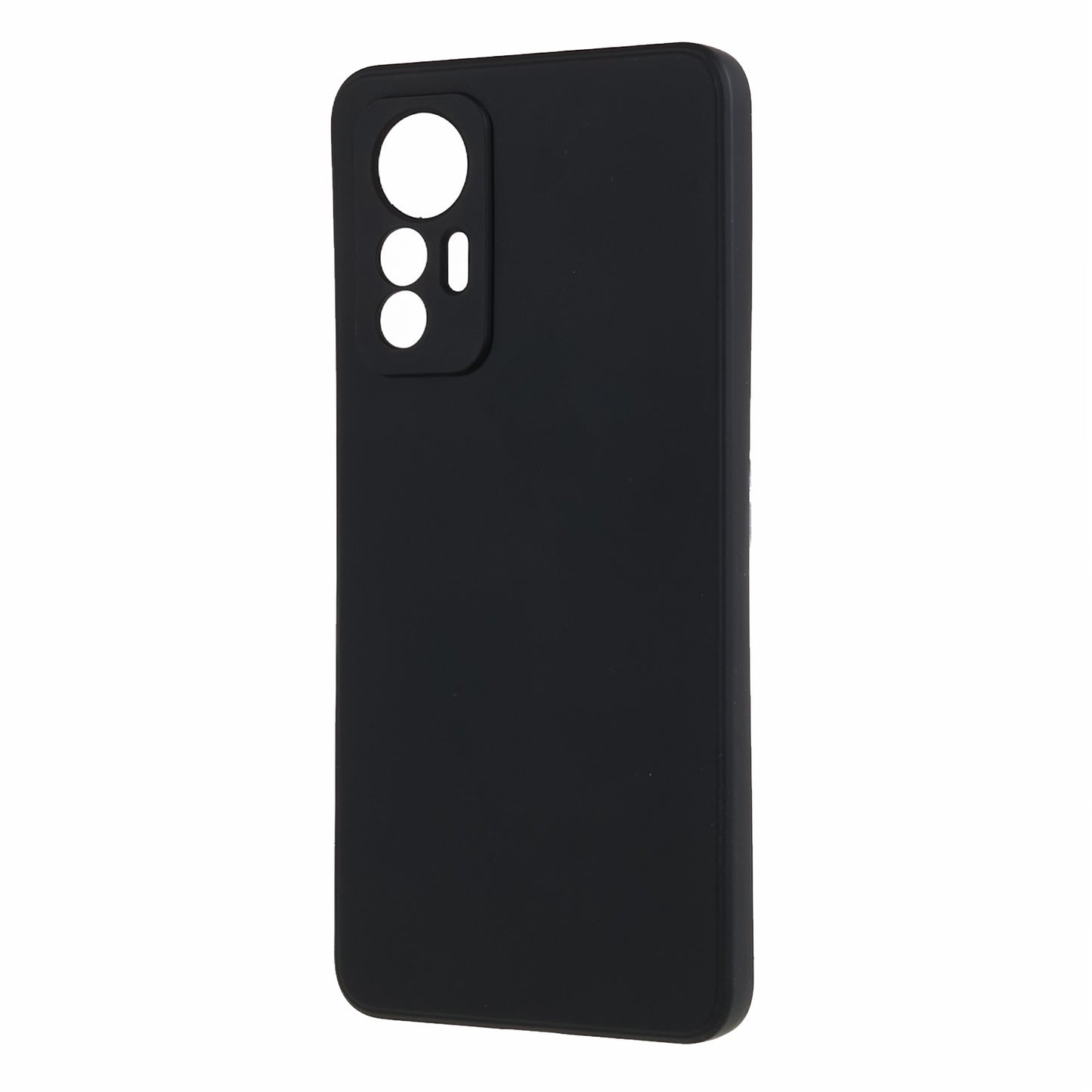 For Xiaomi 12 Lite 5G Rubberized TPU Phone Shockproof Case Fiber Lining Protective Cover