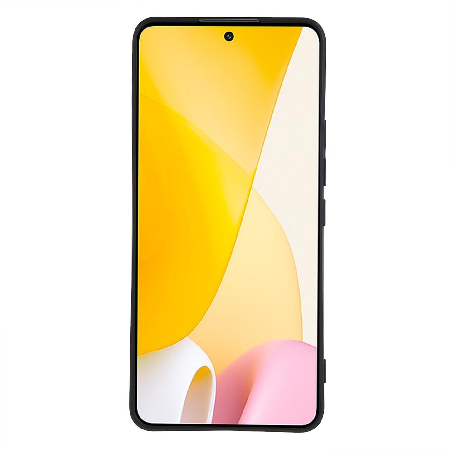 For Xiaomi 12 Lite 5G Rubberized TPU Phone Shockproof Case Fiber Lining Protective Cover