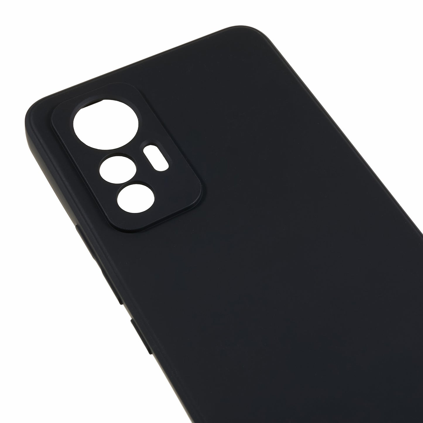 For Xiaomi 12 Lite 5G Rubberized TPU Phone Shockproof Case Fiber Lining Protective Cover